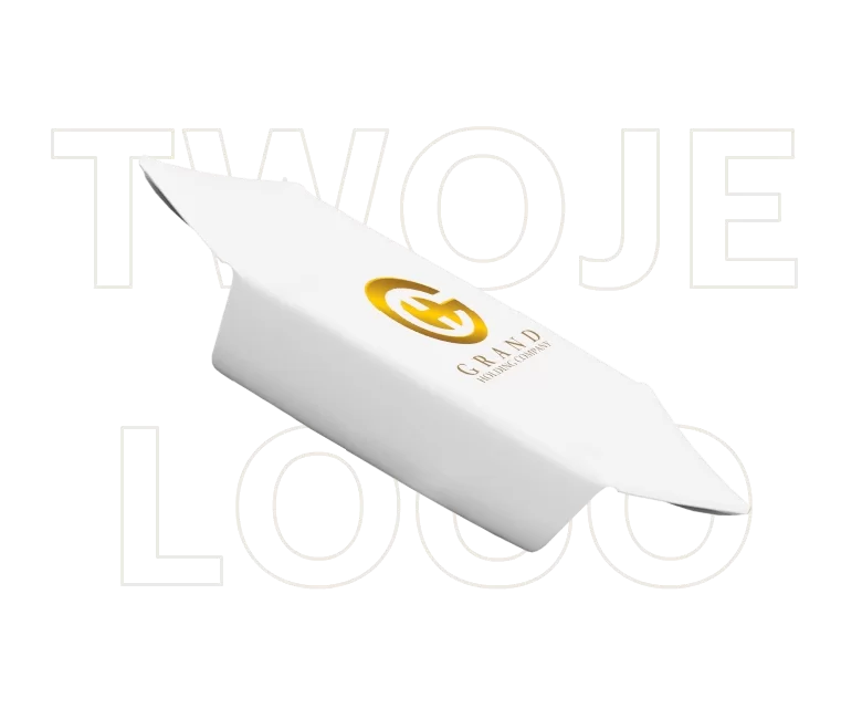 Krówka z logo firmy